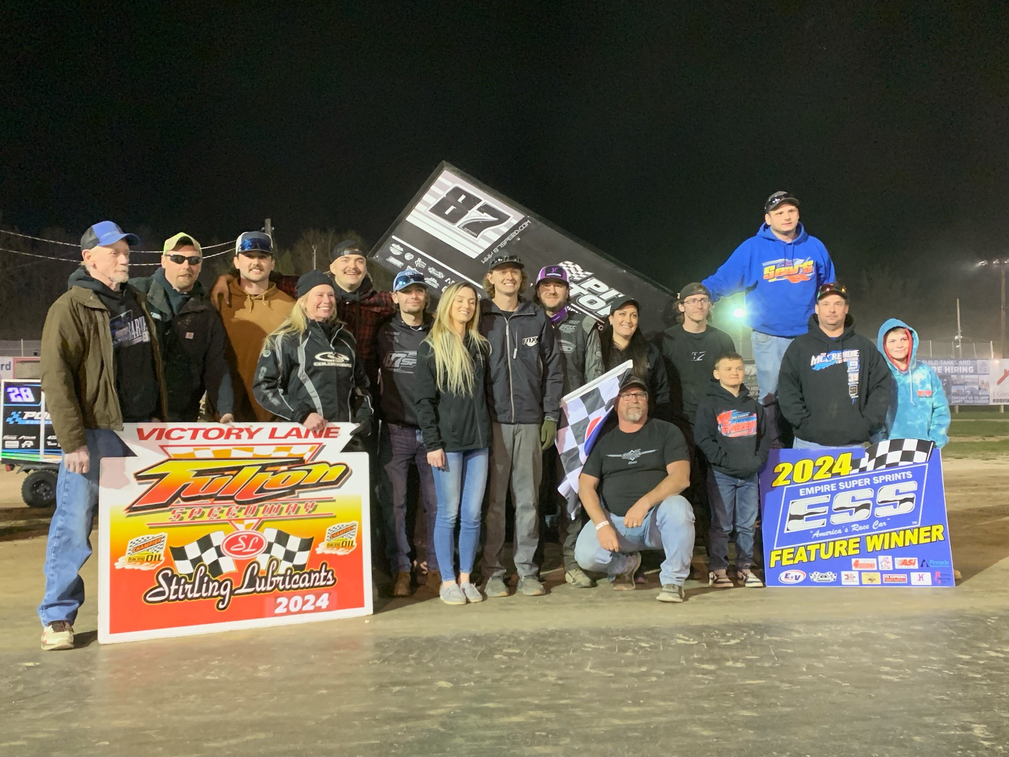 Jason Barney Scores Empire Super Sprints Season Opener Win at Fulton Speedway