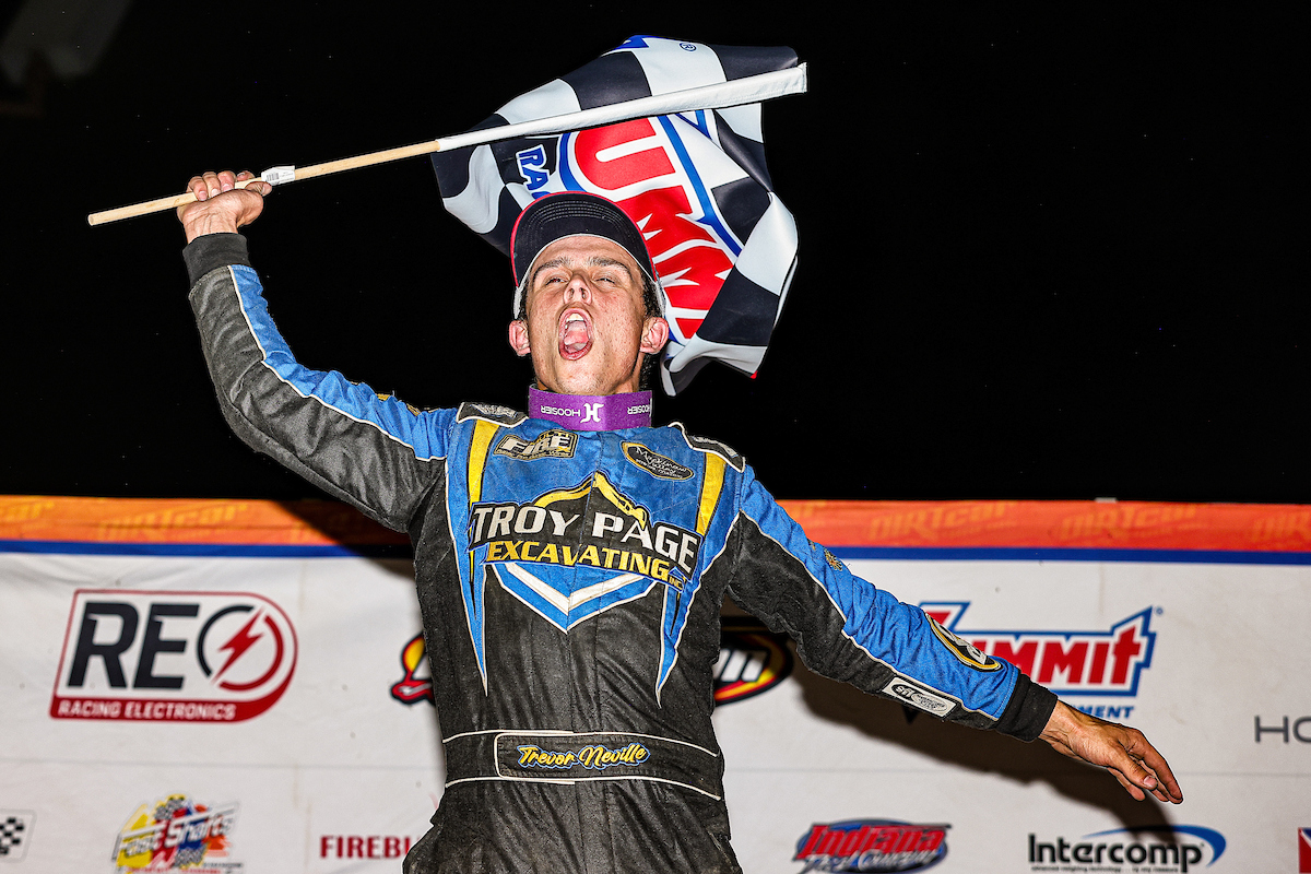 Trevor Neville Dominates Second DIRTcar Summit Modified Nationals Victory at Spoon River Speedway