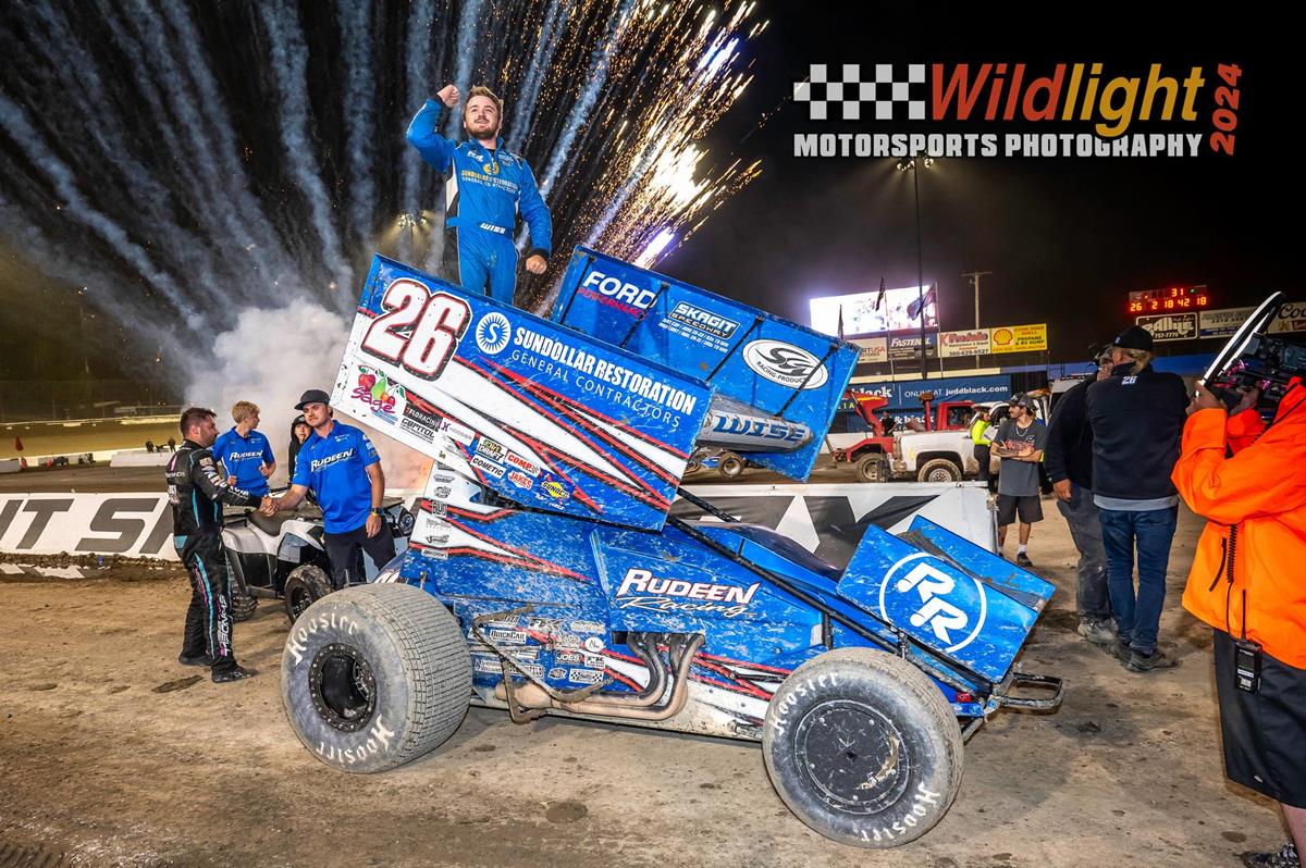 Zeb Wise wins the opening night of the Jim Raper Memorial Super Dirt Cup at Skagit!!