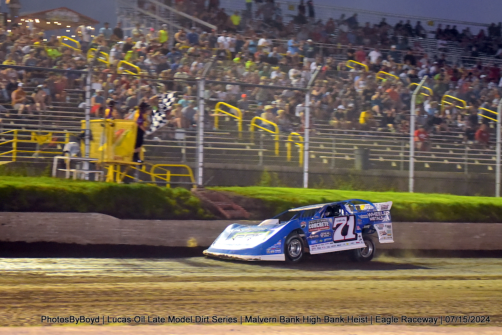 Hudson O’Neal Wins Malvern Bank High Bank Heist at Eagle Raceway