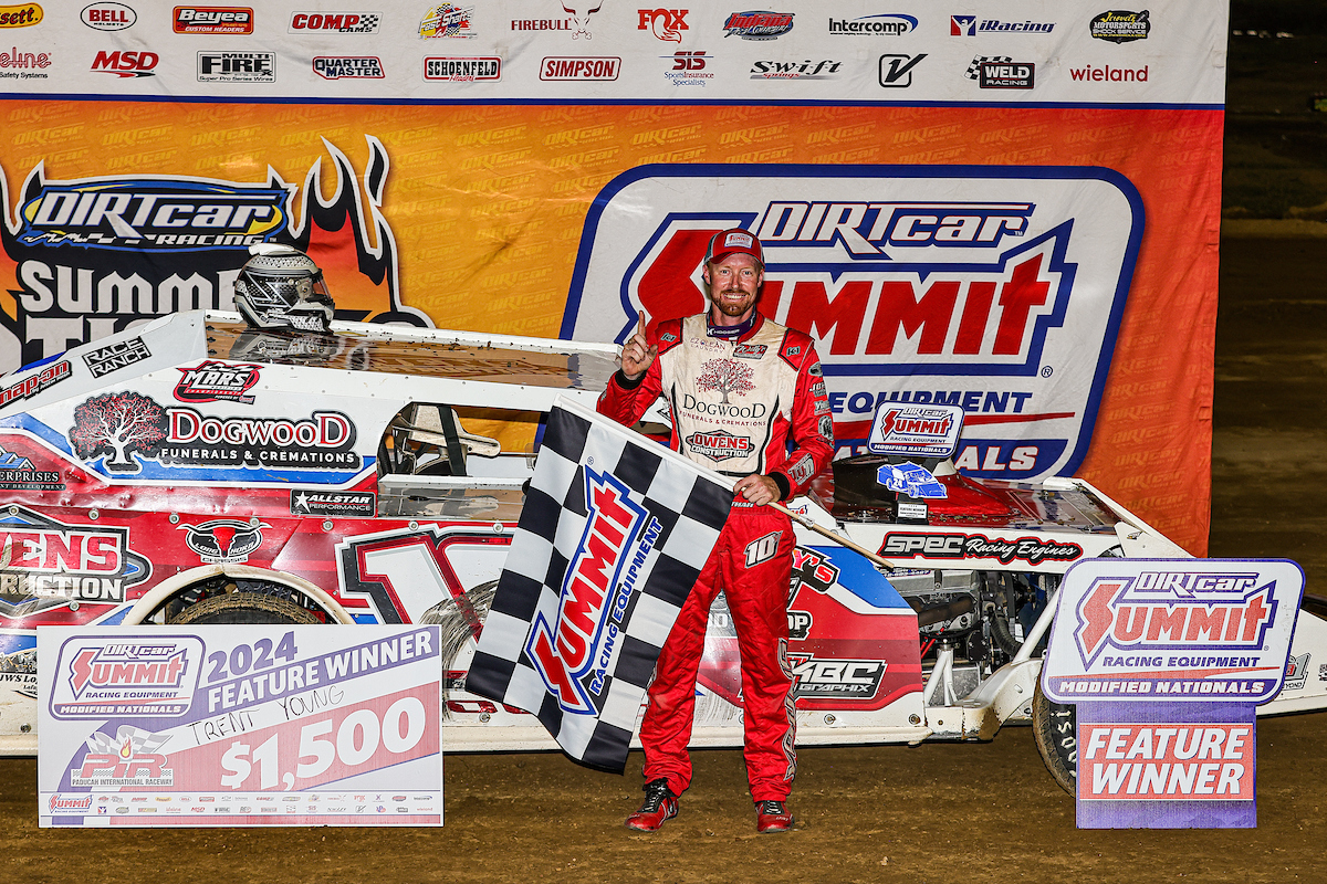 Trent Young Dominates Flag-to-Flag at Paducah for Third Career Summit Modified Win