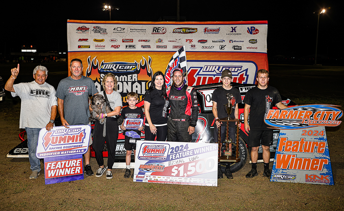 Michael Long Achieves Milestone Victory at Farmer City Raceway