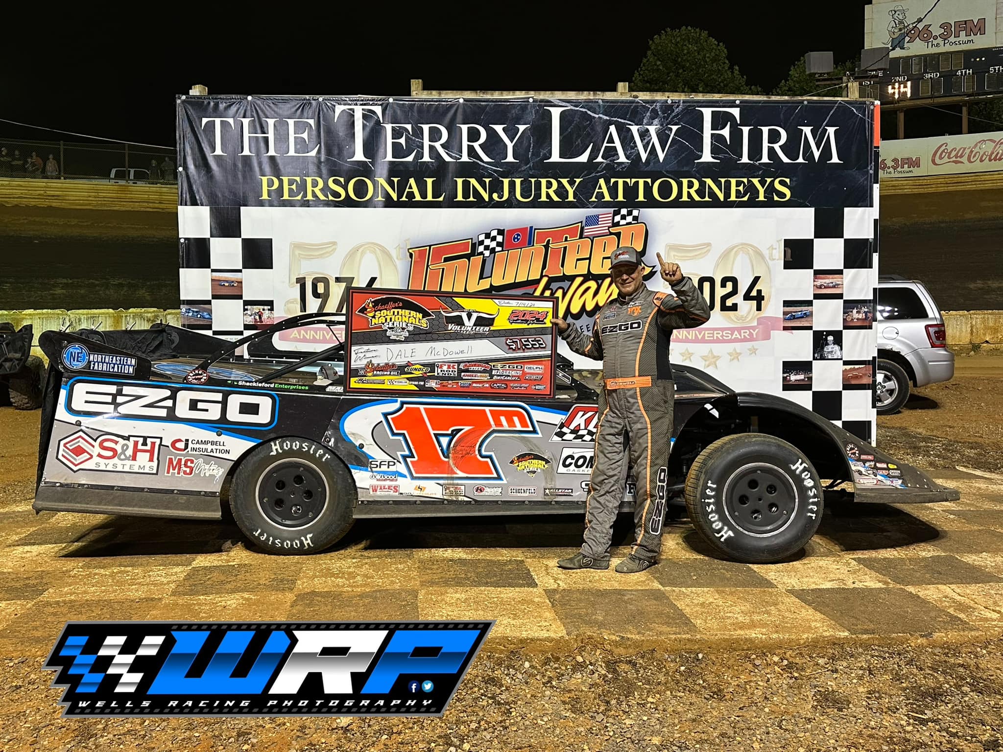 Dale McDowell Claims Third Straight Victory at Volunteer Speedway