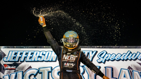 Justin Grant Ends 2024 Drought with Win at Jefferson County Speedway