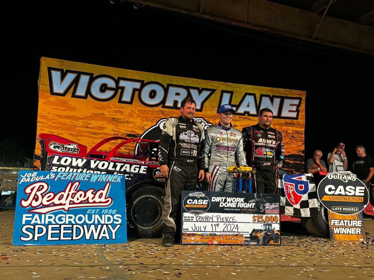 Bobby Pierce Wins Sixth World of Outlaws Feature of 2024 at Bedford Speedway